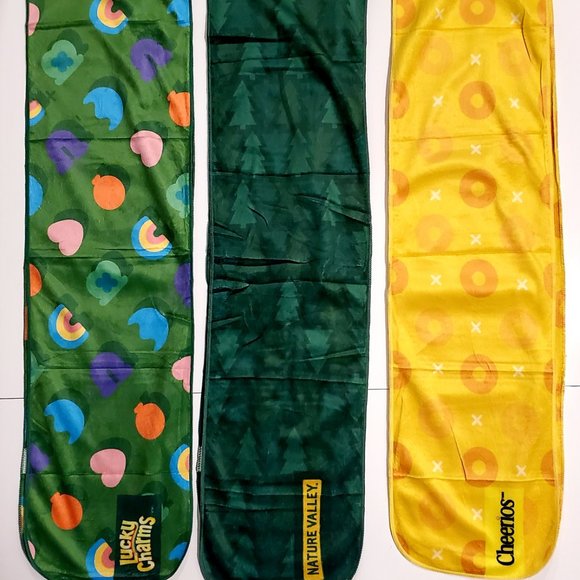 GENERAL MILLS Cereals Novelty Scarves Velvety Smooth Fabric w/ Graphics Design - Picture 2 of 5